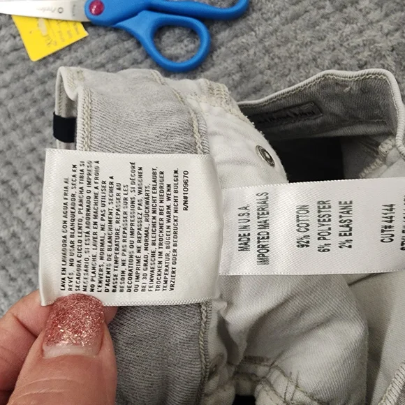 Citizens of Humanity Uber High Rise Jeans in Light Gray Size 30, LIKE NEW - Picture 7 of 14